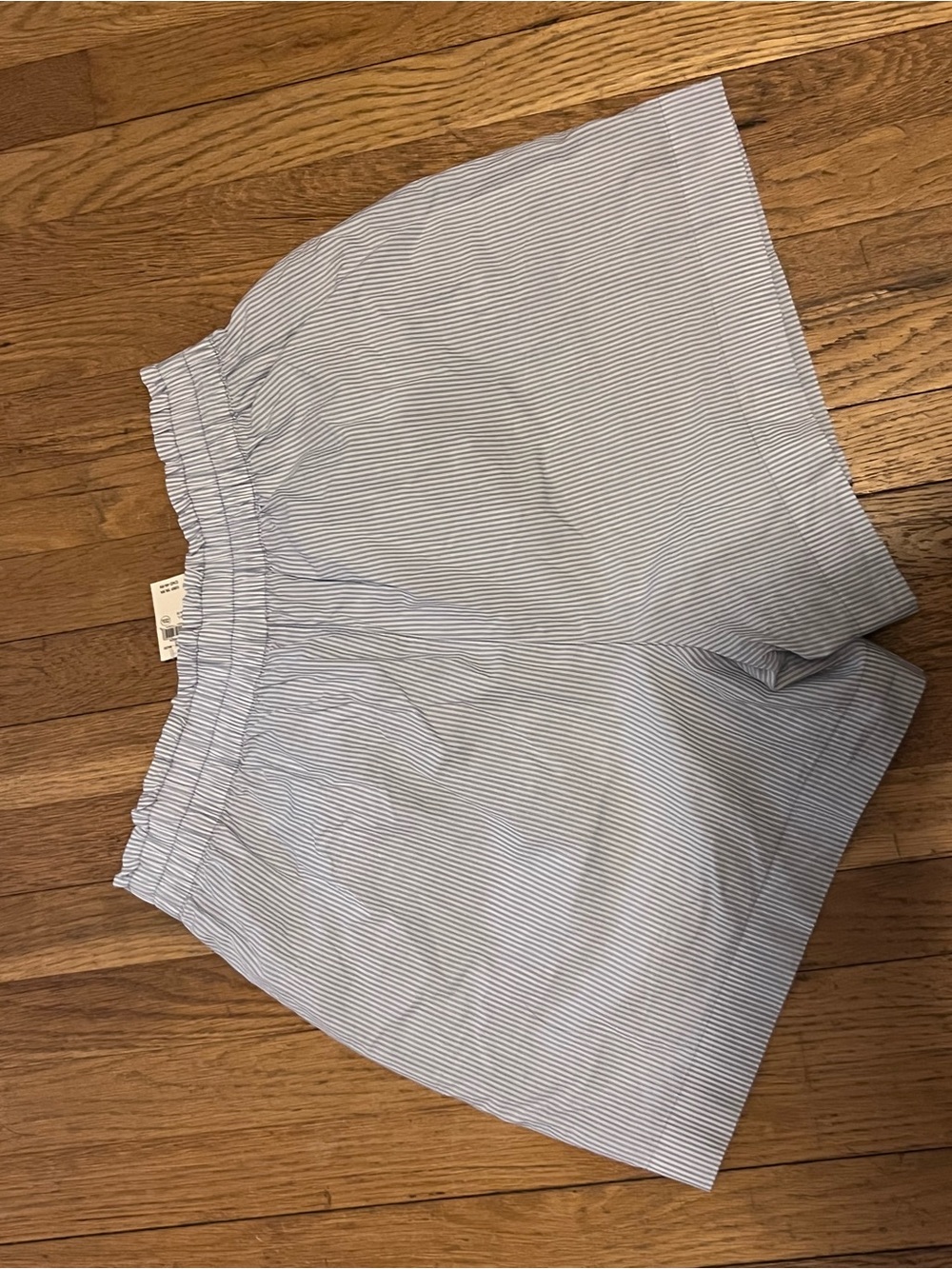 NWT Aerie Good Day Short Monaco Blue stripe Large 100% Cotton 5” Inseam - Picture 5 of 9